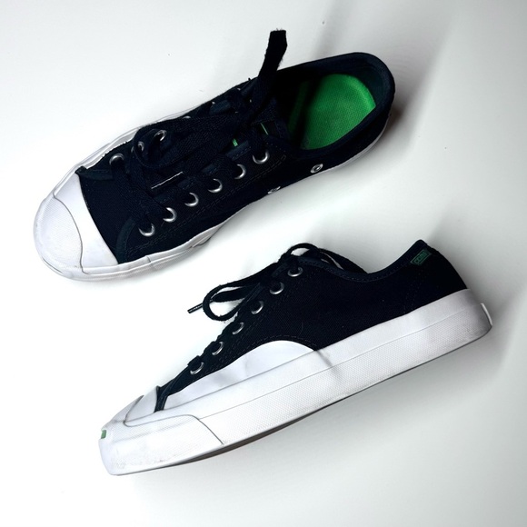 CONVERSE Jack Purcell Low Cut Canvas Sneakers Unisex Size- Women’s 5.5 - Men - 4 - Picture 8 of 10